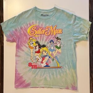 Sailor Moon Pastel Tye Dye T-Shirt